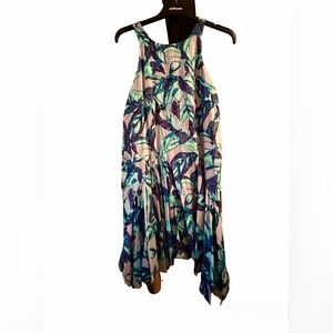 Eva Franco silk and cotton halter dress